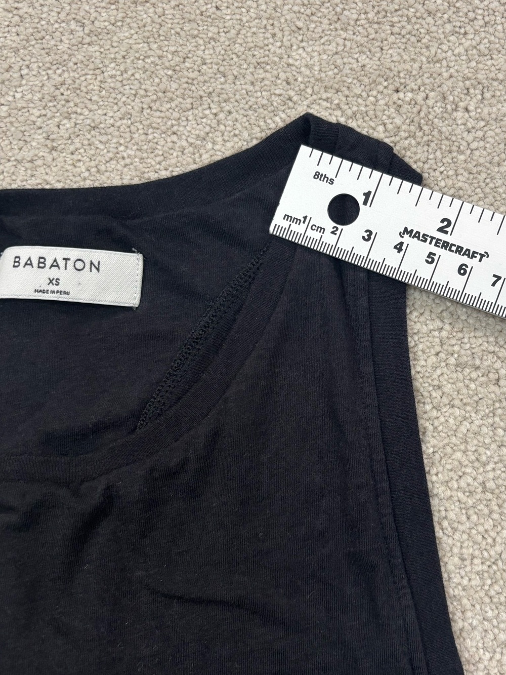 Babaton Aritzia Contour Ruched Racer Mini Dress Hourglass Bodycon  Black Size XS - Picture 8 of 10